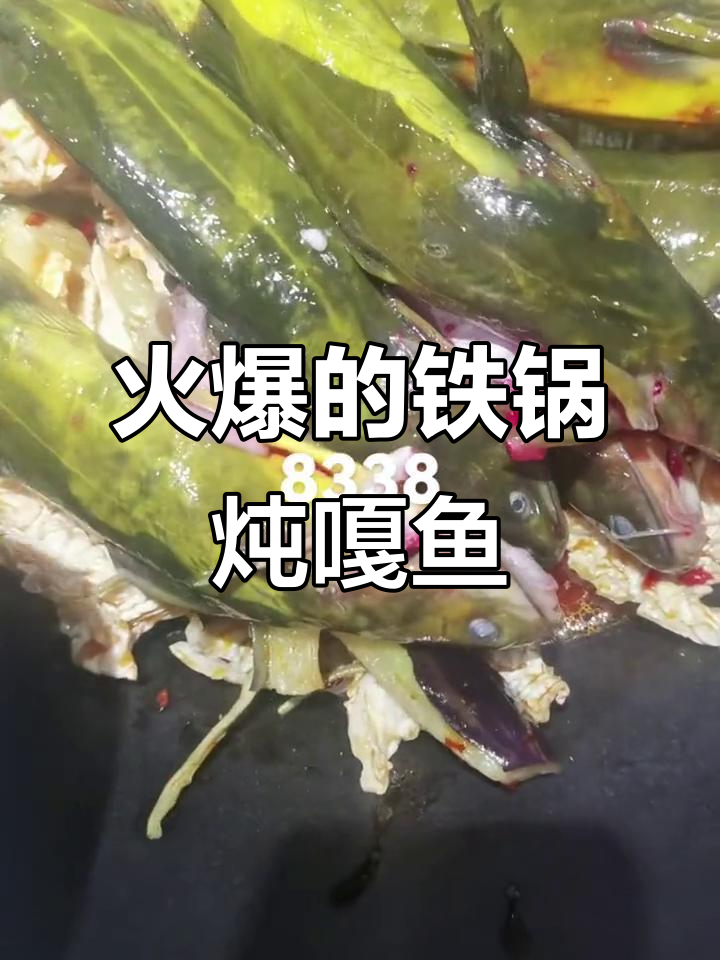 东北老味道,铁锅炖嘎鱼配茄子,吃上一口停不下来