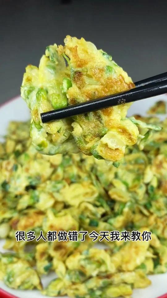 槐花炒鸡蛋这样做,好吃了