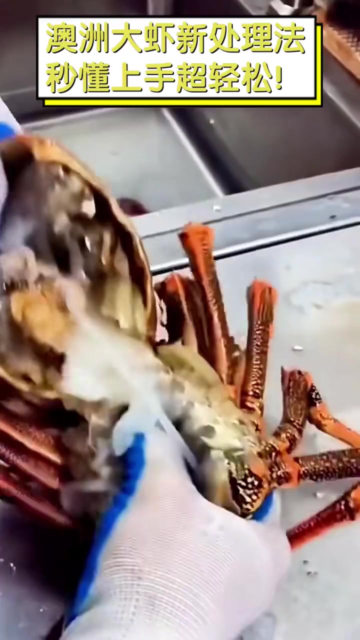 澳洲大虾新处理法,秒懂上手超轻松!