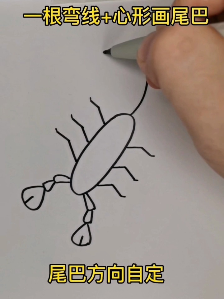 简笔画—小蝎子