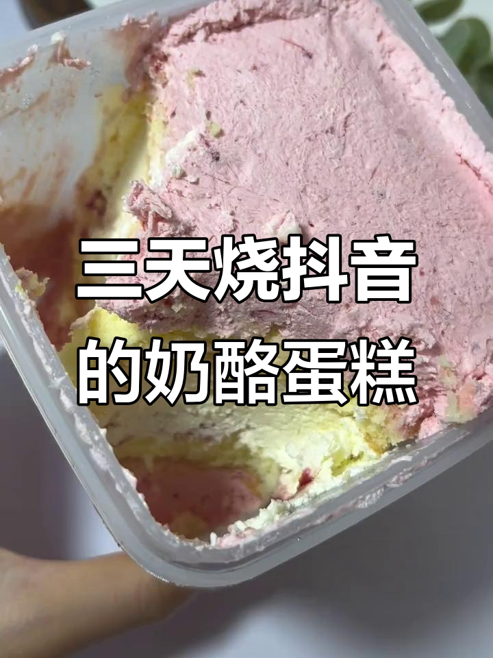 奶酪罐子蛋糕,三天烧抖音的搞笑日常