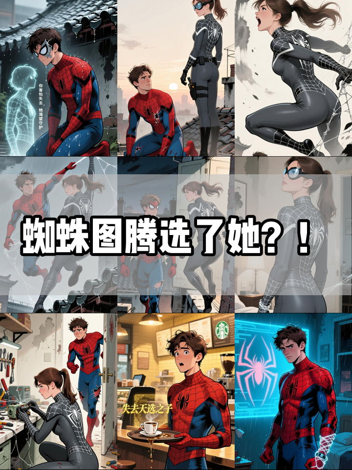 蜘蛛侠不服!蜘蛛图腾竟选了格温?!