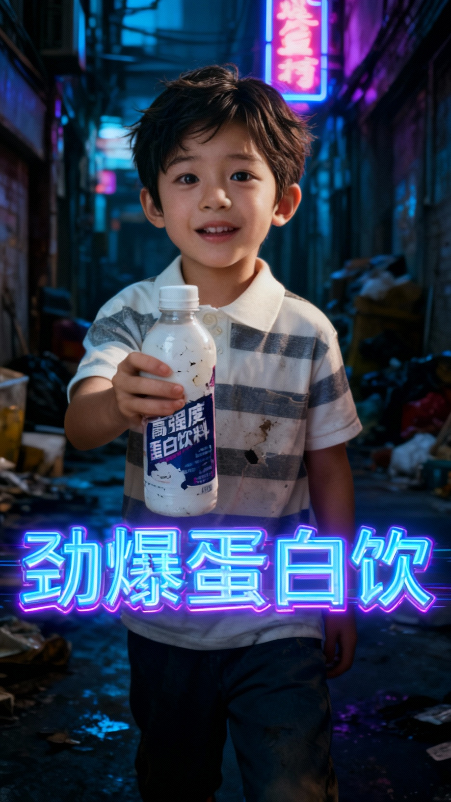 阿奇误饮蛋白饮,变身肌肉男赢比赛