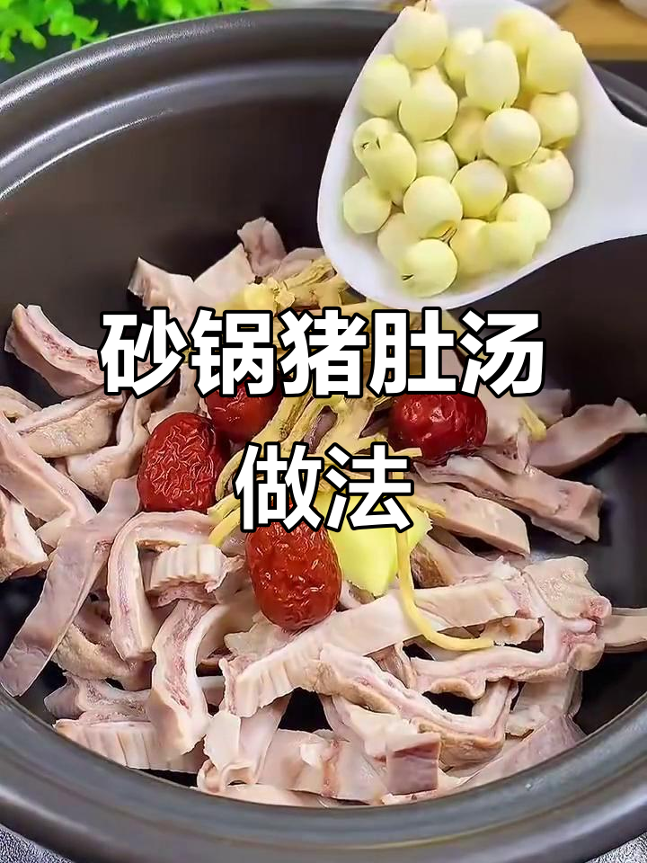 猪肚汤滋补养胃,砂锅炖法大揭秘