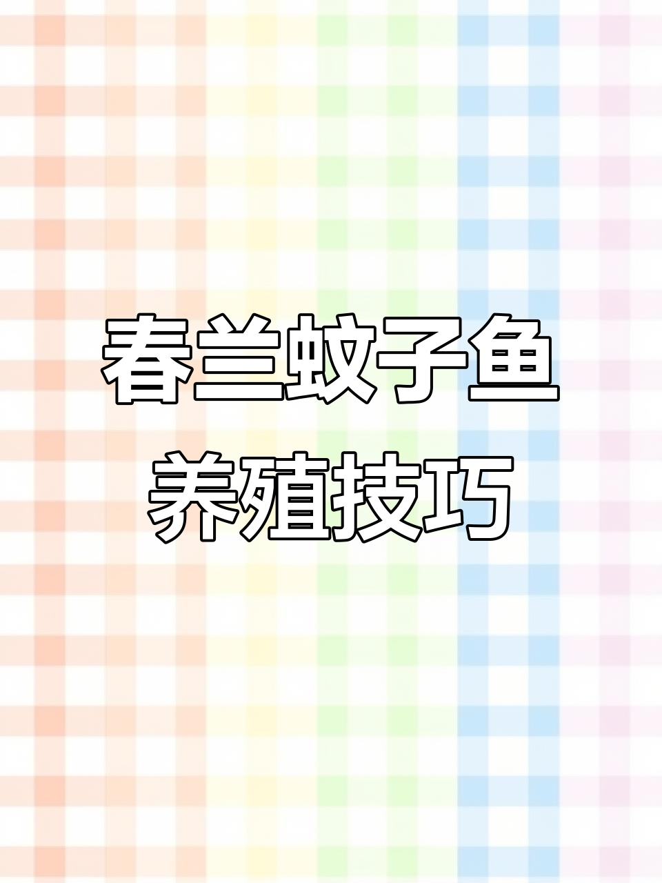 春兰蚊子鱼养护全攻略:轻松掌握水光管理