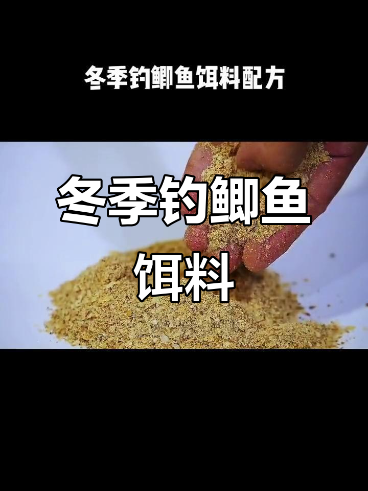 冬季钓鲫鱼必备饵料配方,轻松诱捕