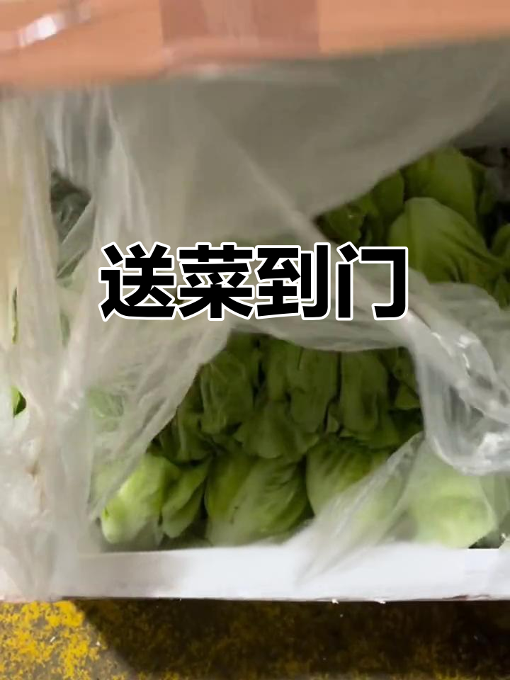 满满一车新鲜蔬菜,送货上门服务来啦!
