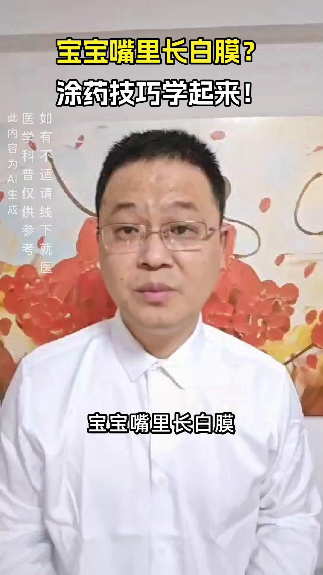 鹅口疮涂药，你真的会吗？