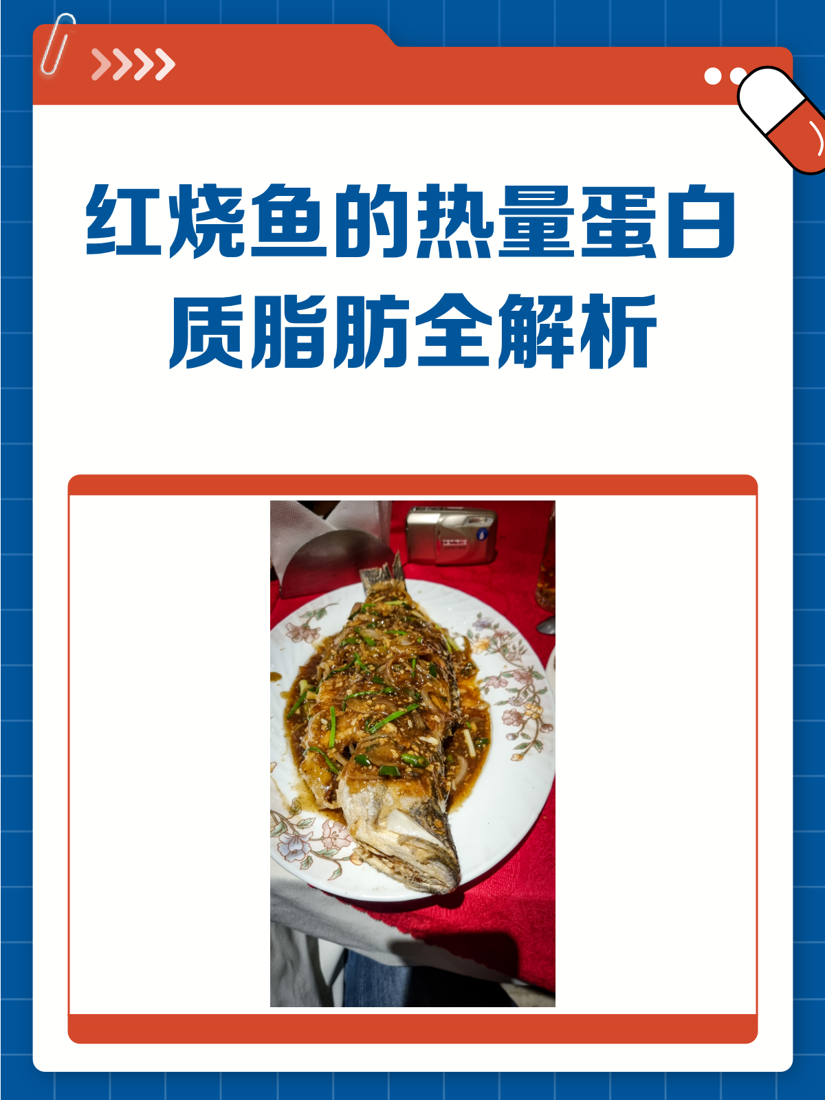 红烧鱼热量高?蛋白质脂肪全解析!