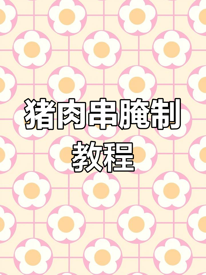 夏季烧烤必备!猪肉串腌制技巧大公开,轻松做出美味小烤肉