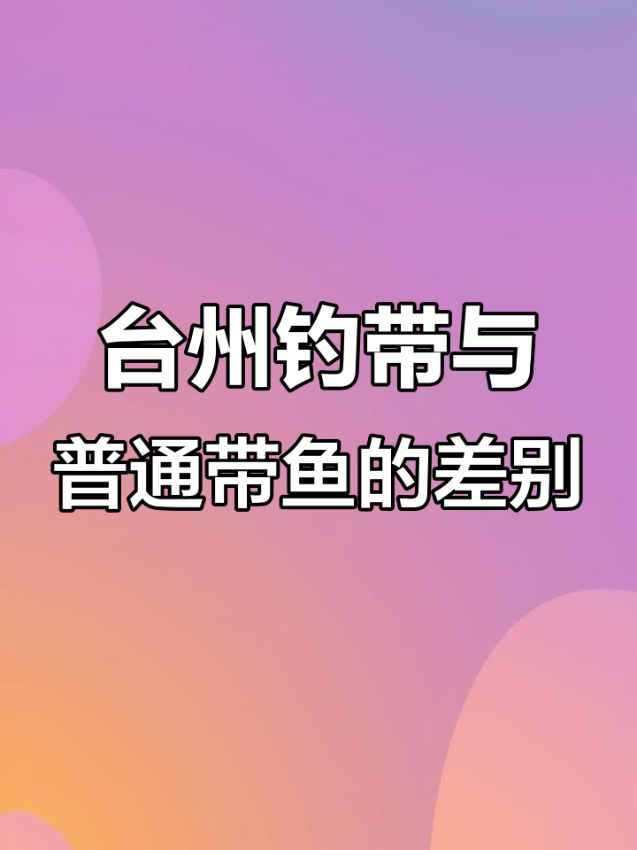 台州带鱼与其他地方有何不同?新鲜美味,口感更嫩