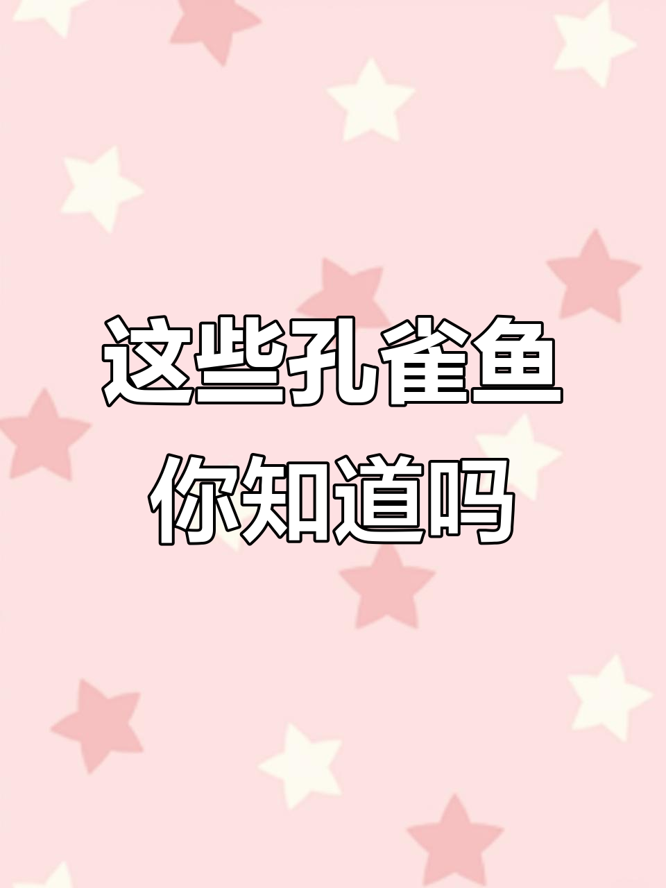 稀有孔雀鱼品种大揭秘，看看这些你认识吗？