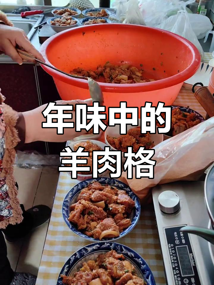 农村风味羊肉格格,年味十足
