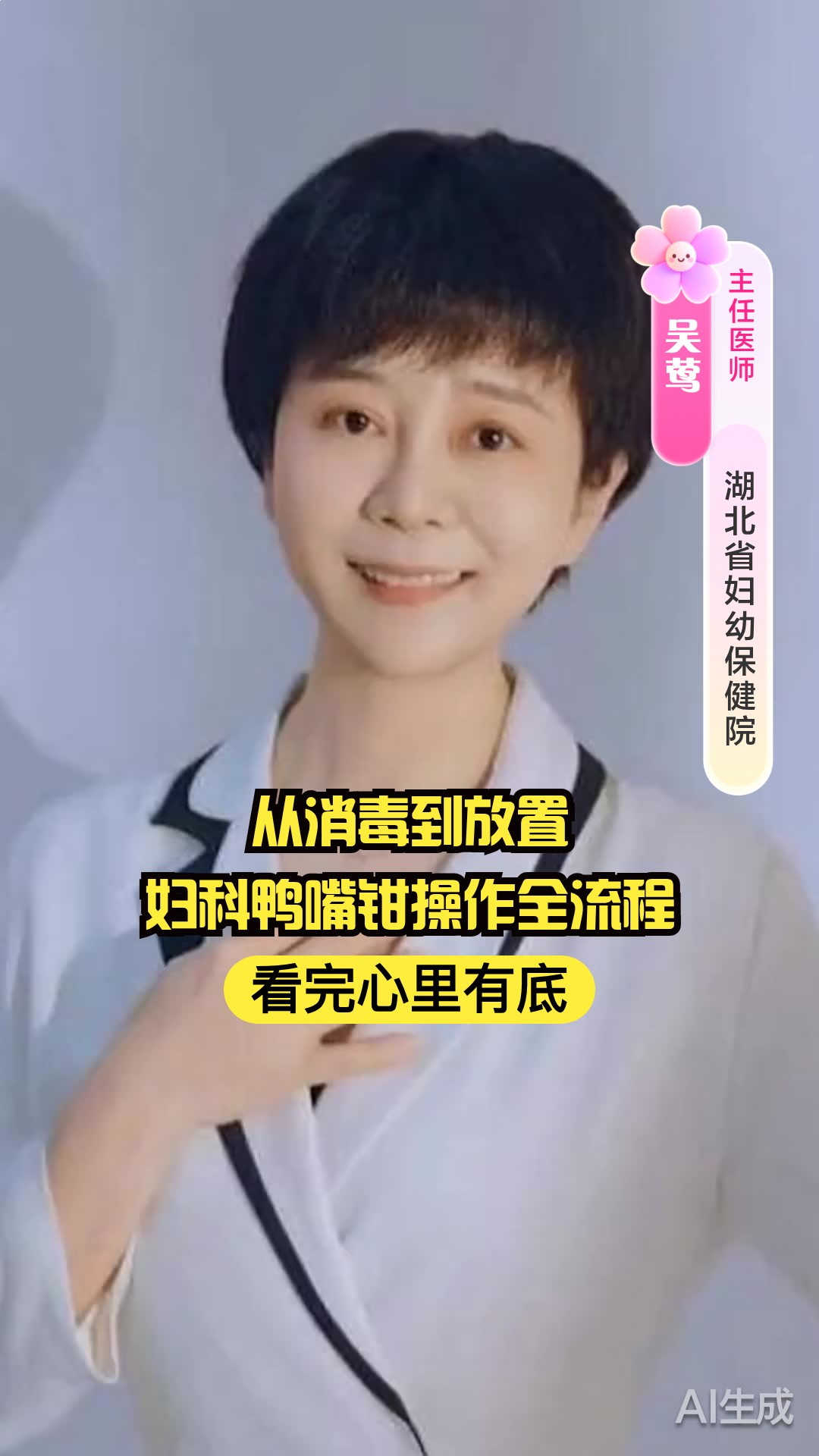 从消毒到放置：妇科鸭嘴钳操作全流程，看完心里有底