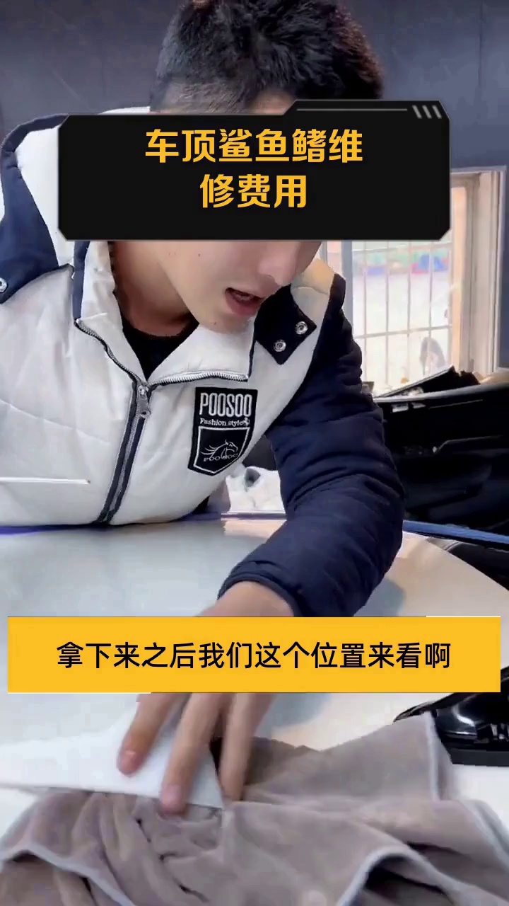 车顶鲨鱼鳍维修费用