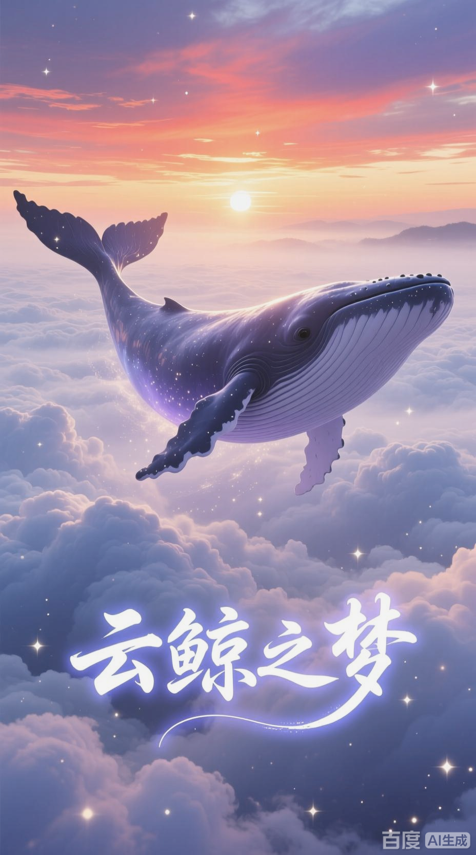 鲸鱼云海，梦幻游动