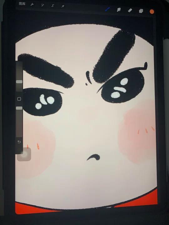 Procreate绘画教程|超简单大头蜡笔小新壁纸