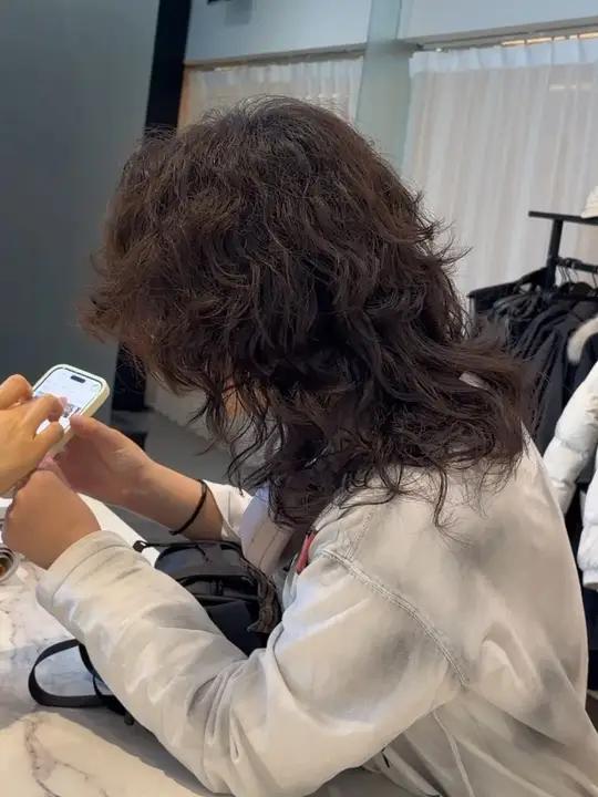 发根蓬松不挑脸型的狼尾鲻鱼头亚美卷