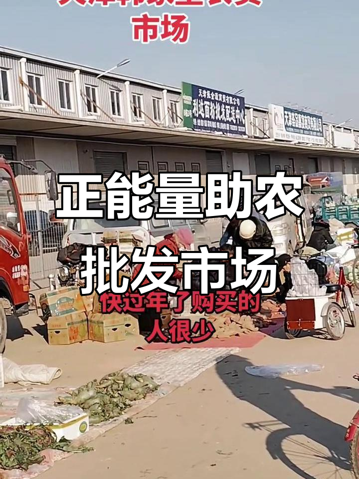 天津韩家墅海吉星市场:正能量助农,批发市场里的温暖故事