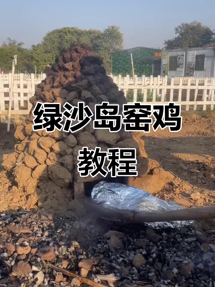 佛山绿沙岛窑鸡制作全攻略,手把手教你搭窑与烧制技巧