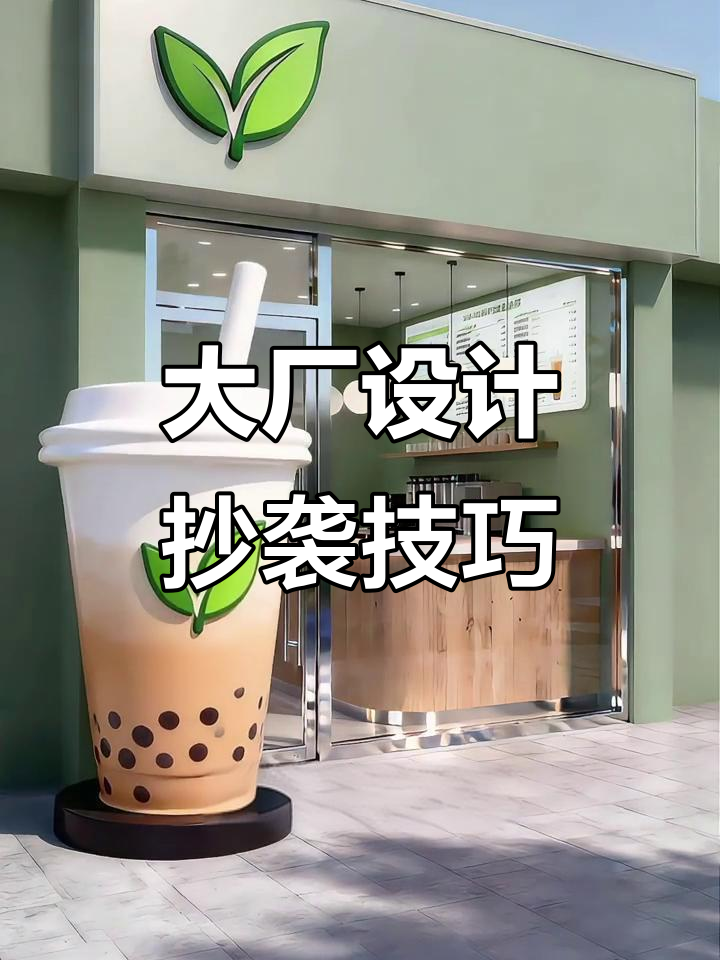 腾讯设计精髓如何运用到奶茶店?教你拆解大厂风格