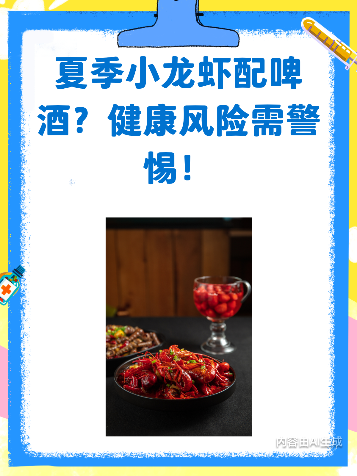 夏季小龙虾配啤酒?小心健康亮红灯!