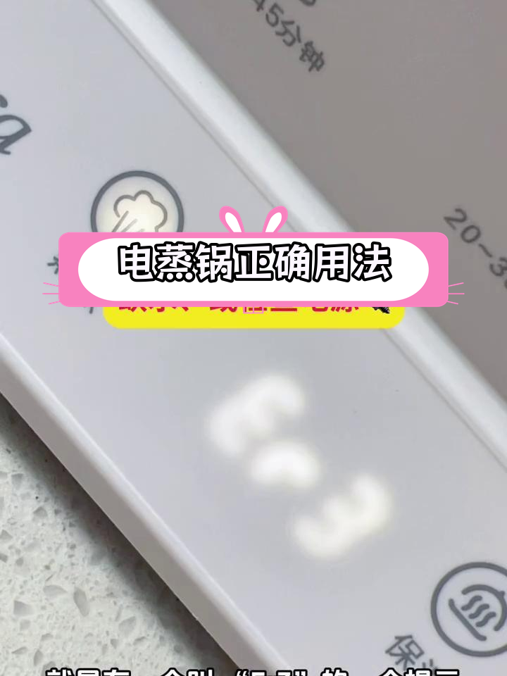荣事达电蒸锅使用技巧,避免常见误区