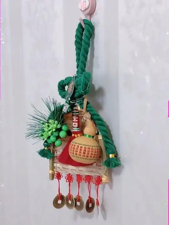 端午节艾草入户大门把手扫帚挂件装饰,万字结葫芦香包香囊车载挂饰!端午节挂件端午节安康LY