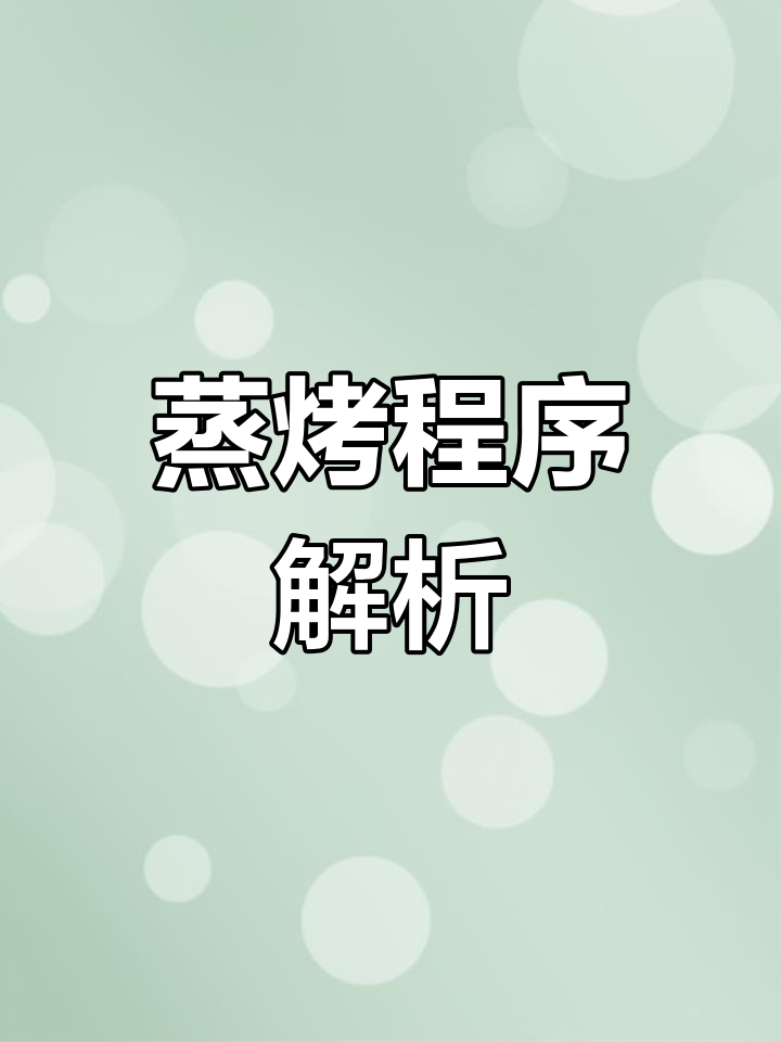 莱欣诺蒸烤箱操作指南：手动程序详解