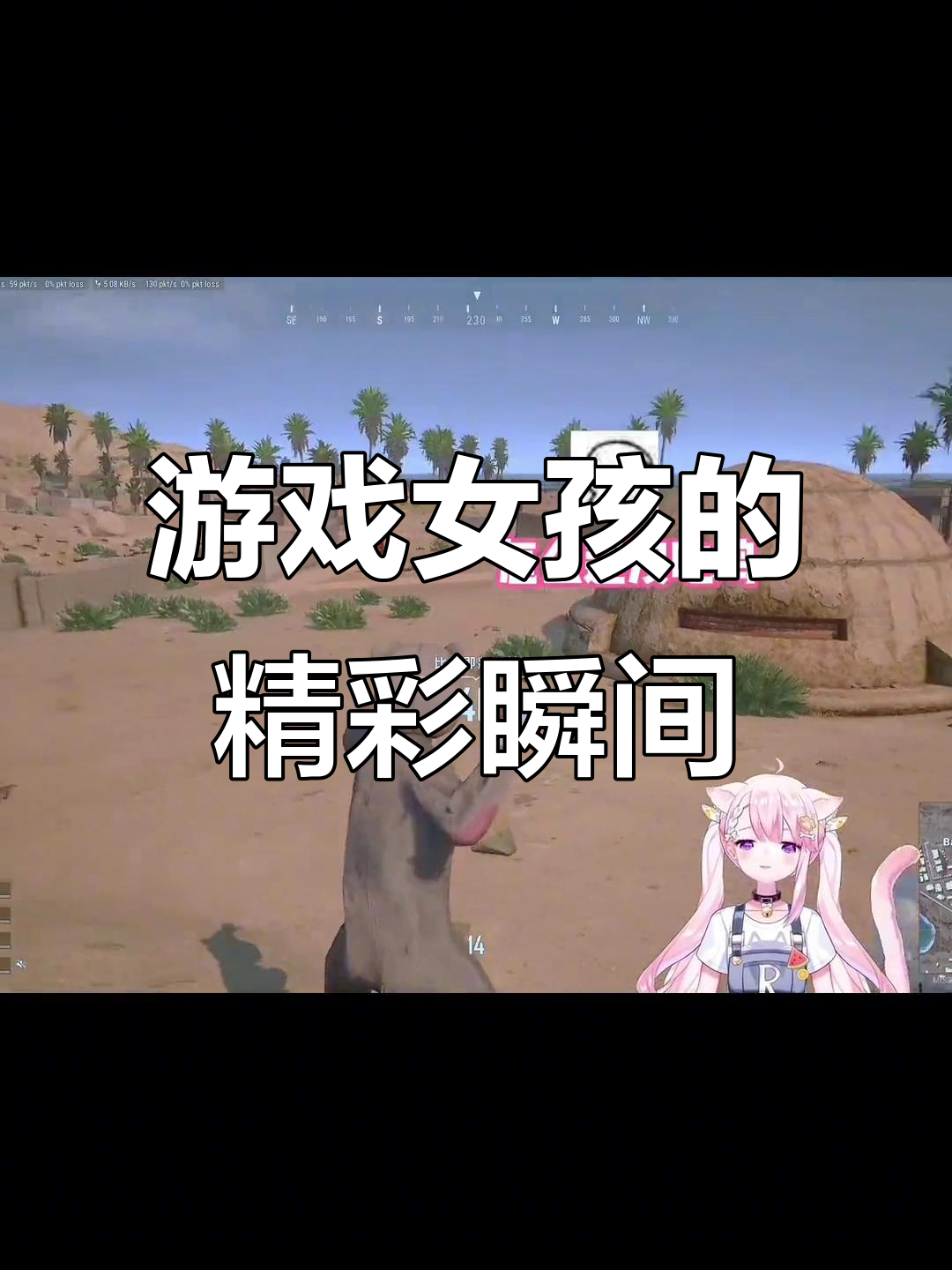 认真玩游戏的女孩子,吃鸡也能这么帅气!