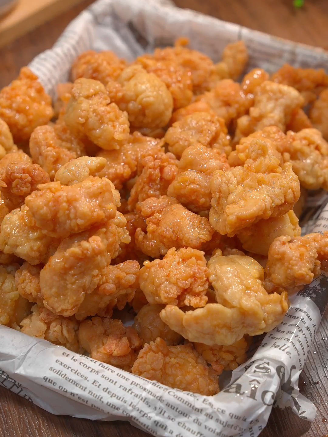 油炸鸡米花