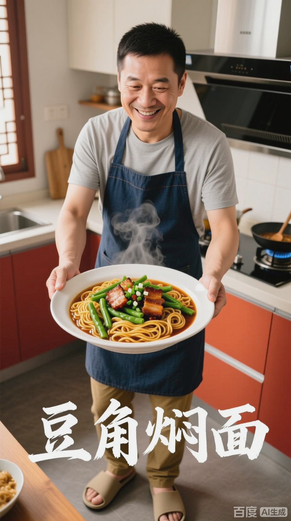 豆角焖面,家常美味新体验