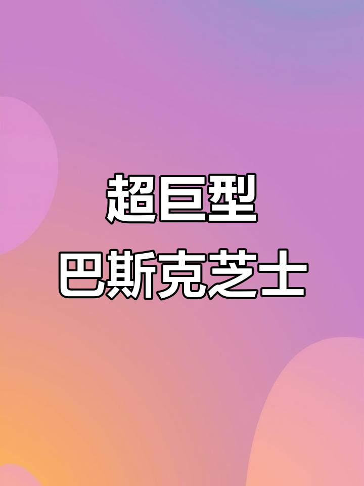 10寸巴斯克芝士蛋糕,超重口感!