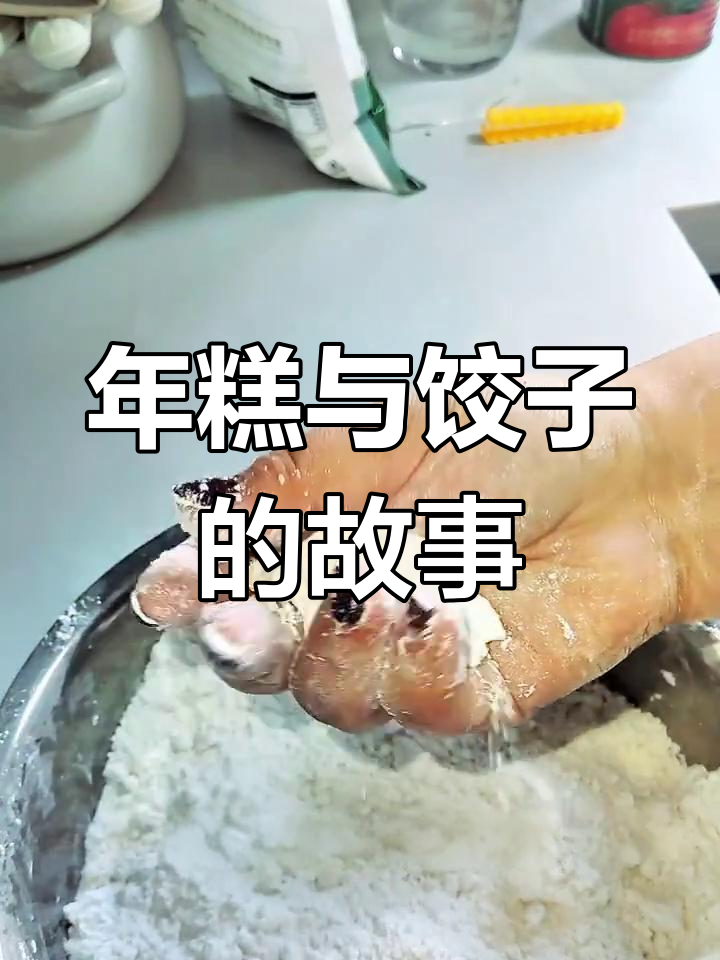 粘米粉年糕失败,糯米粉成功;饺子馅完美,汁多味浓