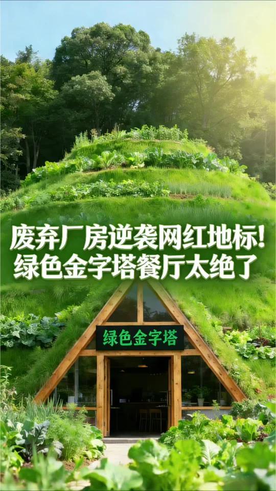 废旧厂房变网红地标?屋顶菜园+餐厅的创意
