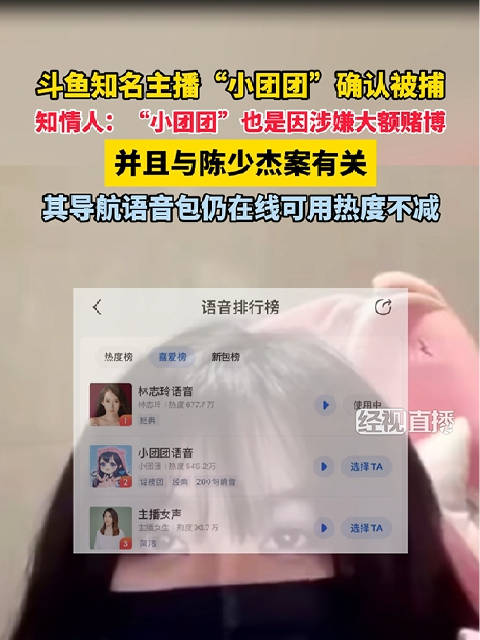 「小团团语音包仍可用热度不逊林志玲」4月22日,据科创板日报消息,斗鱼知名主播“小团团”确
