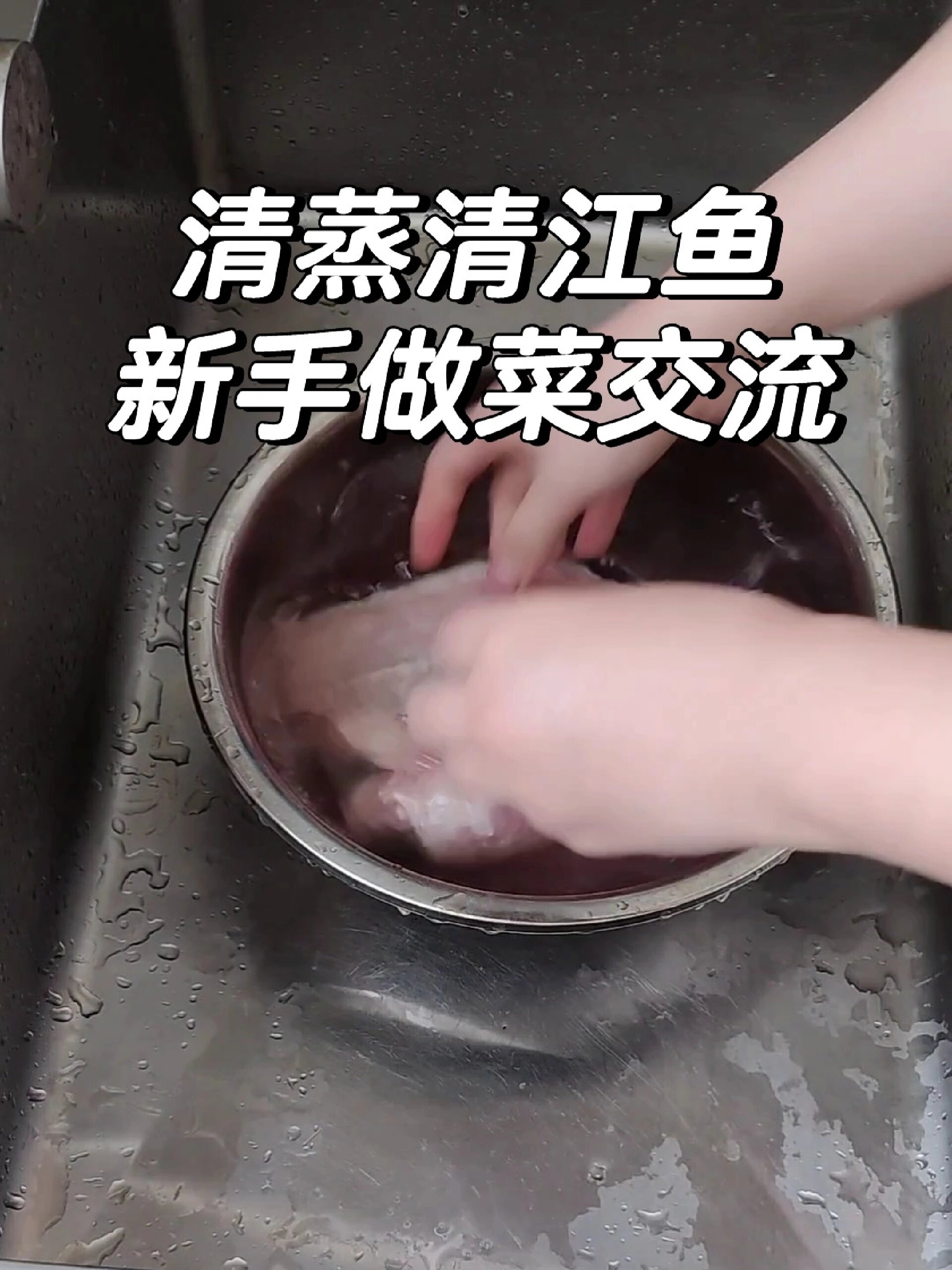 新手友好版——清蒸清江鱼