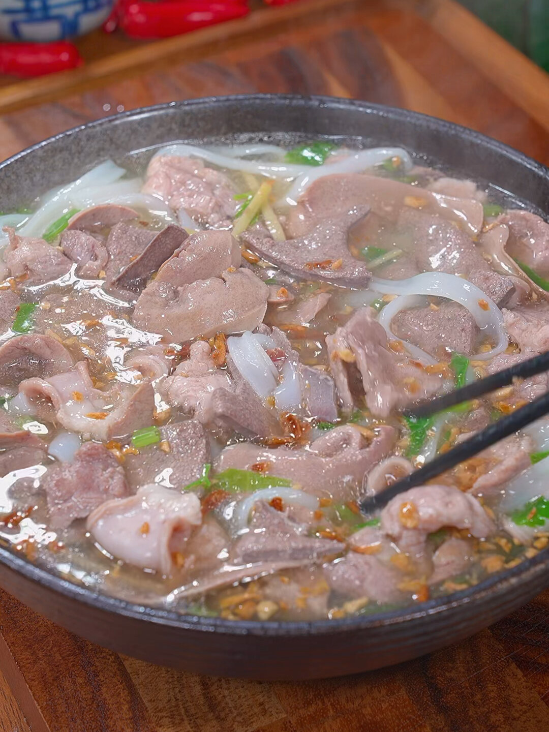 猪杂河粉,做法简单又好吃