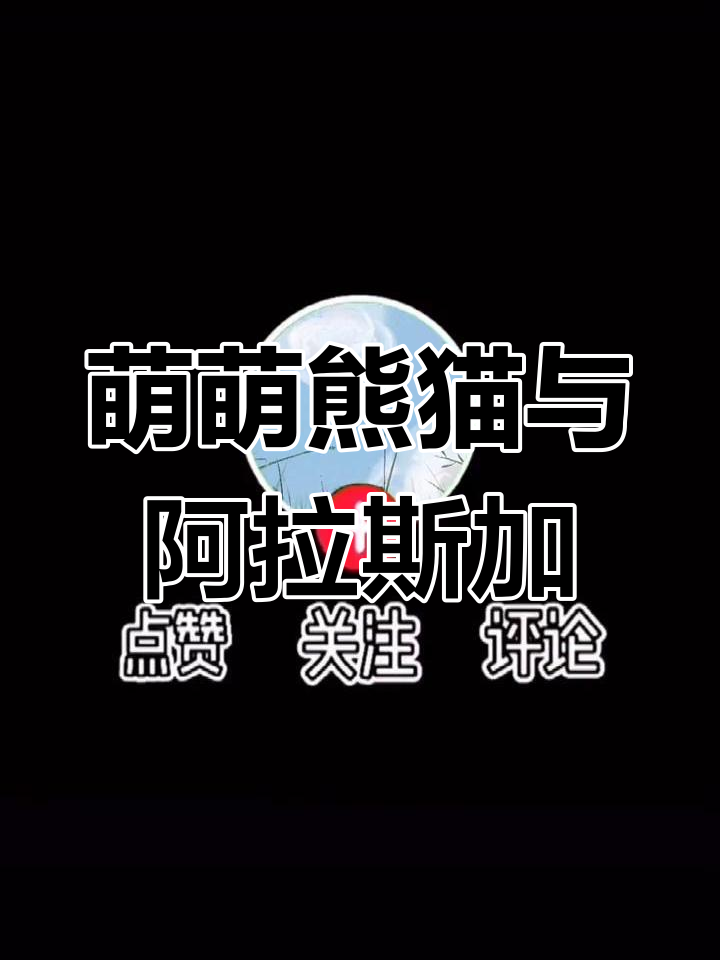 熊猫头萌到不行,阿拉斯加做头像超可爱!