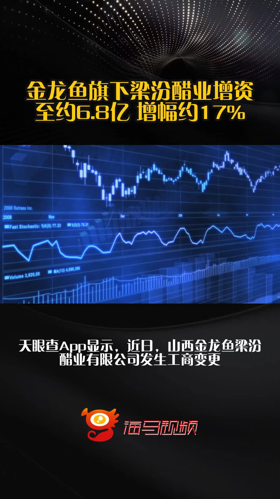 金龙鱼旗下梁汾醋业增资至约6.8亿 增幅约17%