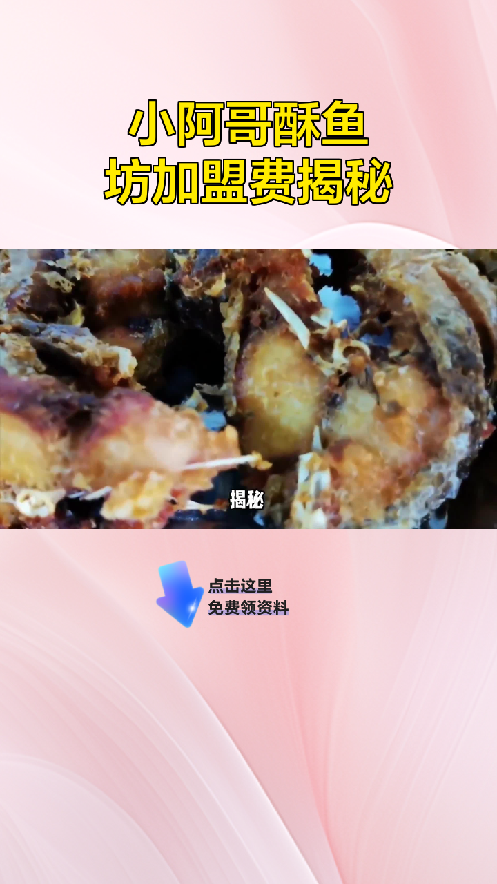 小阿哥酥鱼坊加盟费揭秘