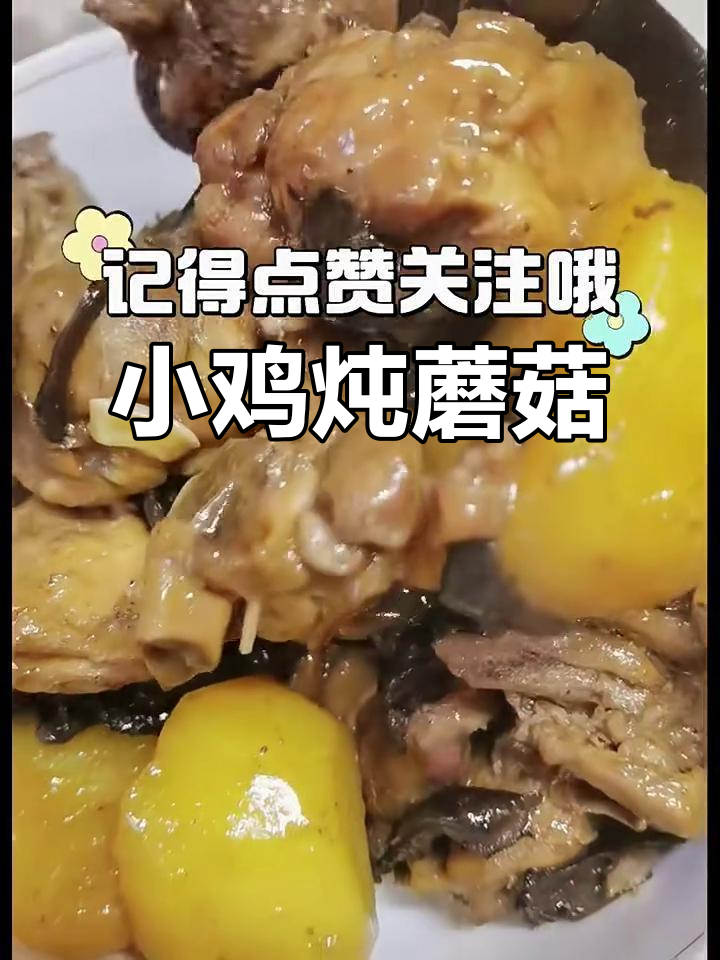 东北家常炖菜,鸡肉与土豆蘑菇的完美搭配