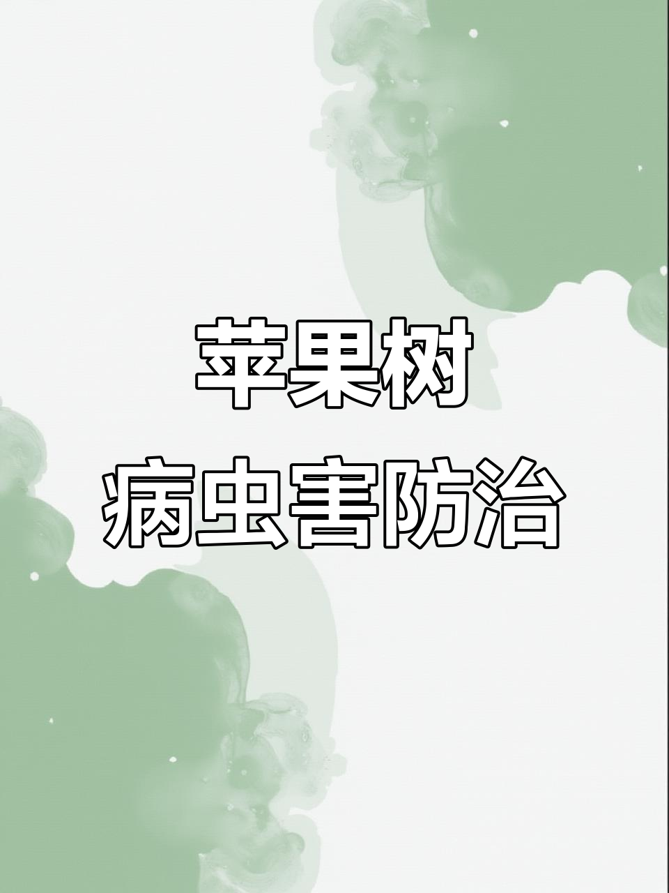 苹果常见病害及防治方法,轻松应对褐斑病、斑点等