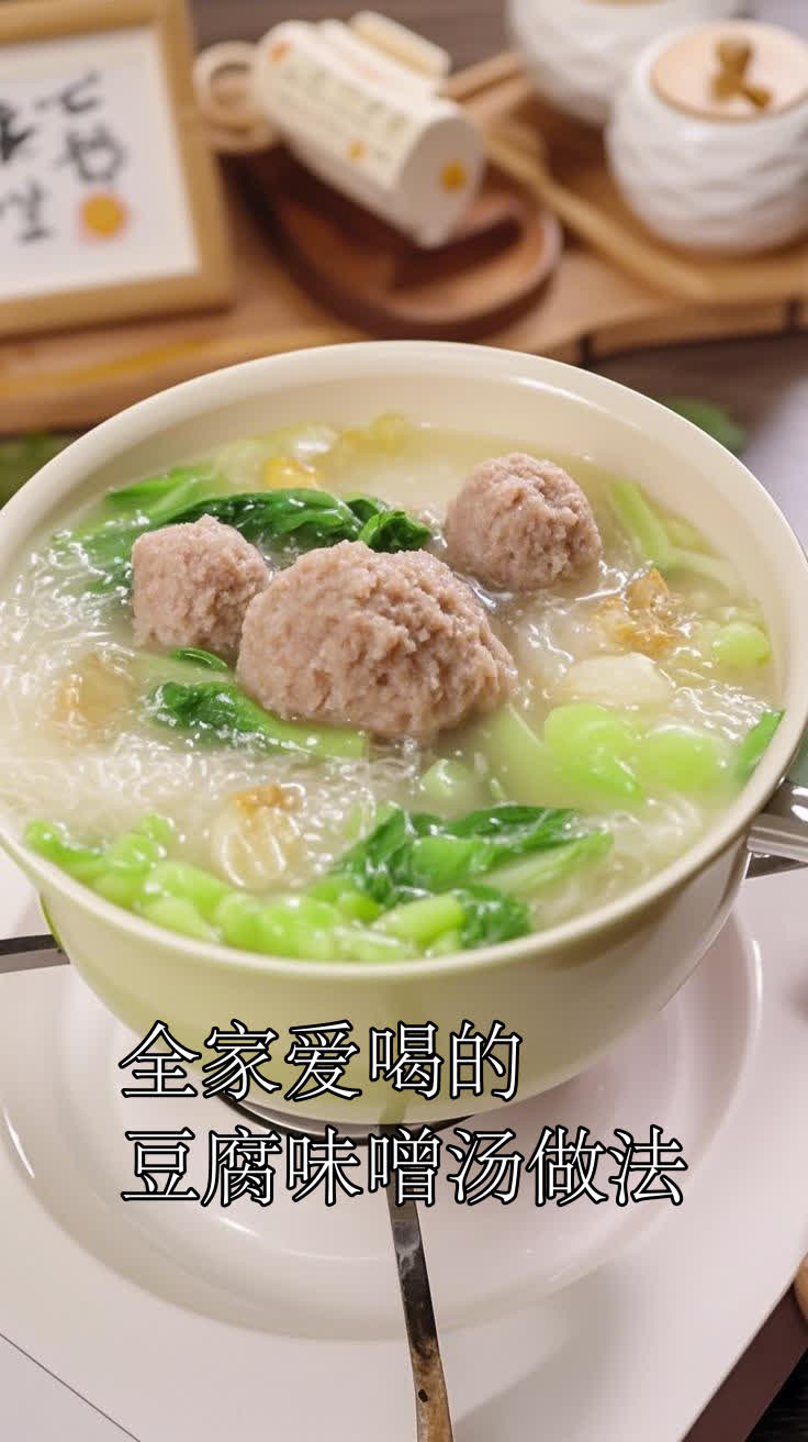 全家爱喝的豆腐味噌汤做法