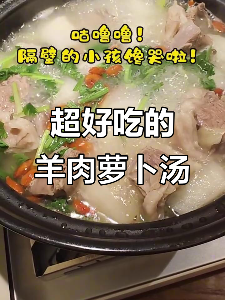 羊肉萝卜汤,做法超简单又美味!