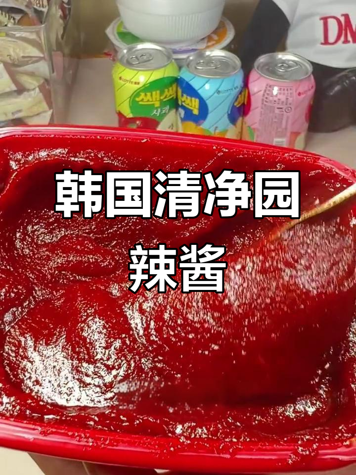清净园韩式辣酱，拌饭超香！甜辣口味让人停不下来