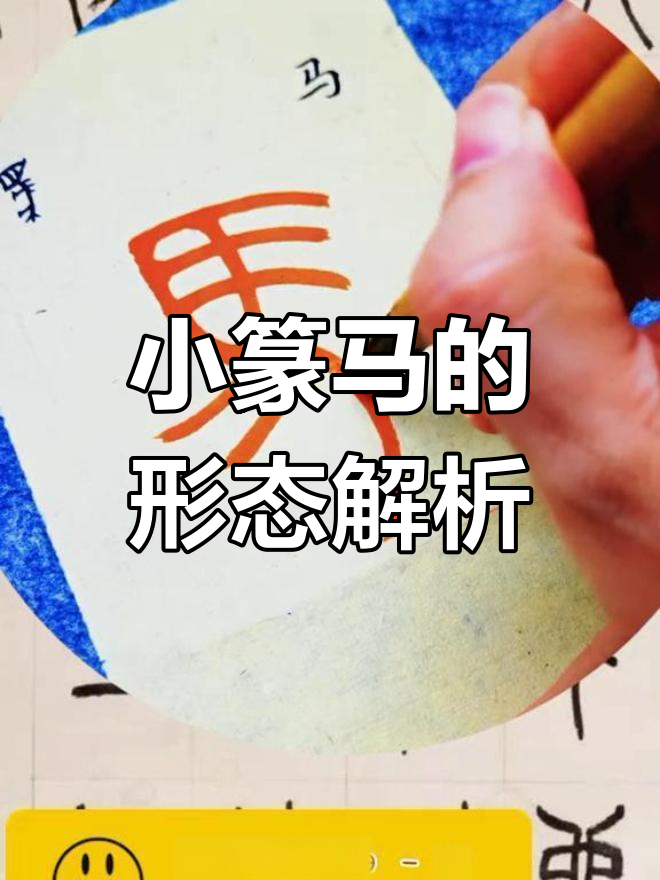 探秘小篆“马”字的象形演变,看龙马精神如何呈现
