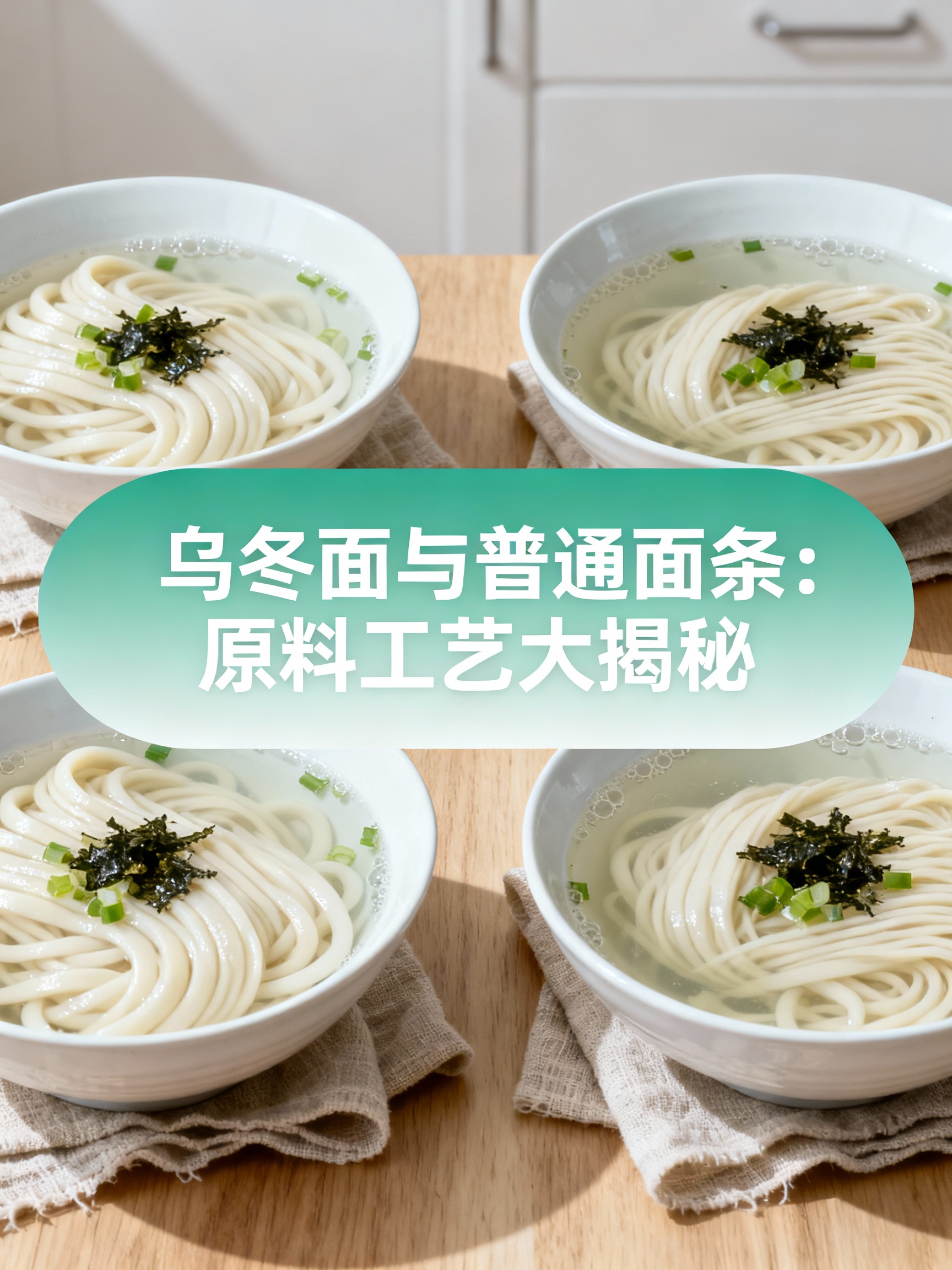 乌冬面与普通面条:原料工艺大揭秘