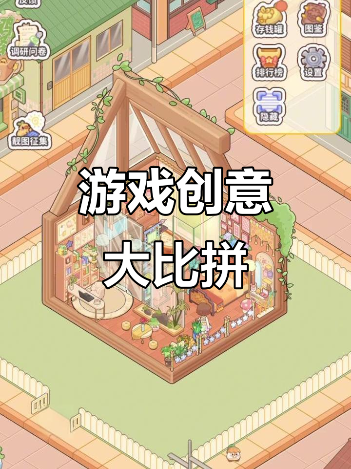 菜鸡梦想家原创游戏,四面旋转与自由装修超有趣!