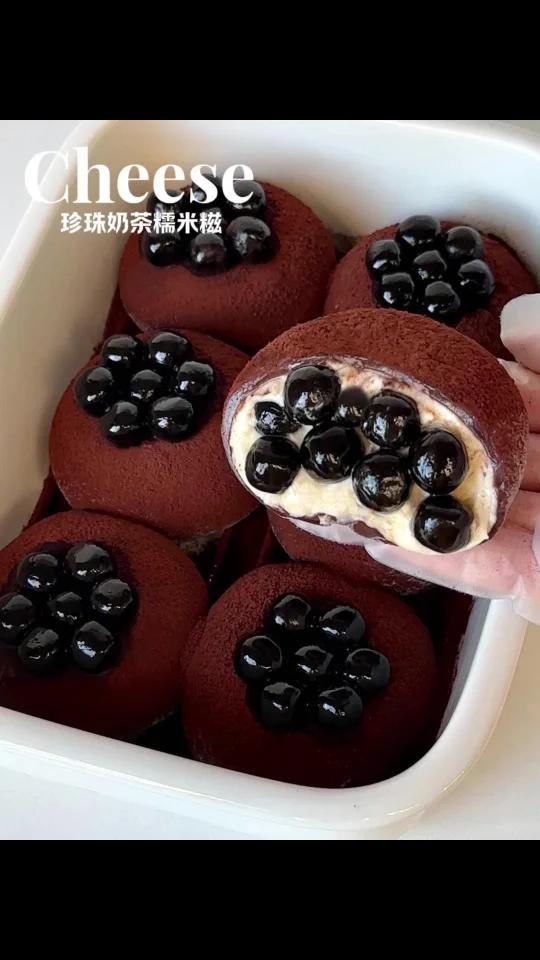 珍珠+雪媚娘一口下去,满满的幸福感